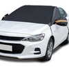 image:imageAstroAI 4Layer Windshield Snow Cover for Ice UV Frost  Wiper amp Mirror Protector Windproof Sunshade for Cars Compact SUVsBlack