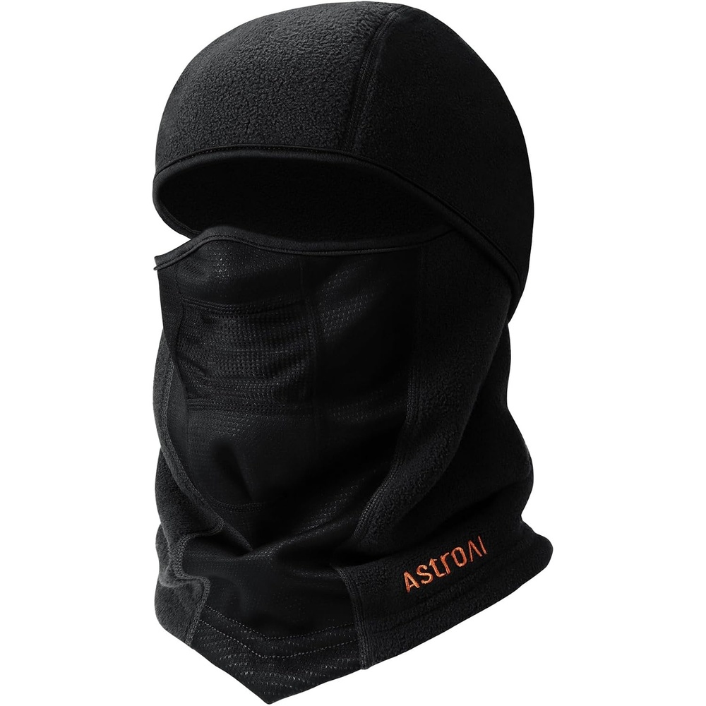 image:imageAstroAI Windproof Ski Mask Winter Thermal Fleece Balaclava GrayMBlack