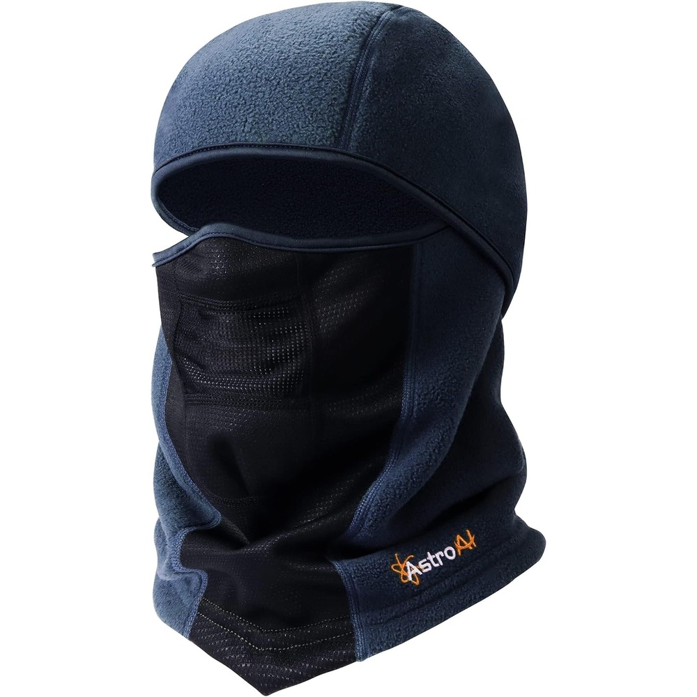 image:imageAstroAI Windproof Ski Mask Winter Thermal Fleece Balaclava GrayMBlue