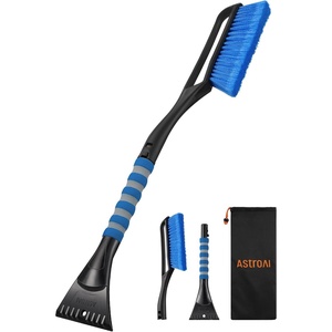 AstroAI 27″ 2-in-1 Detachable Snow Brush & Ice Scrapers for Car Windshield(Blue)