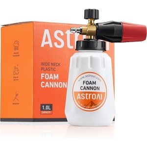 AstroAI Foam Cannon for Pressure Washer with 1/4″ Quick Connect Plug, 1 L(1 L Bottle WITHOUT Tips)