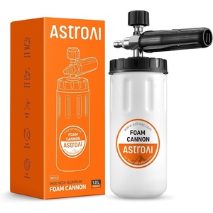 AstroAI Foam Cannon for Pressure Washer with 1/4″ Quick Connect Plug, 1 L(1 Liter  Orange Label)