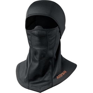 AstroAI Windproof Ski Mask Balaclava, Winter Cold Weather Face Mask, Black(Black)