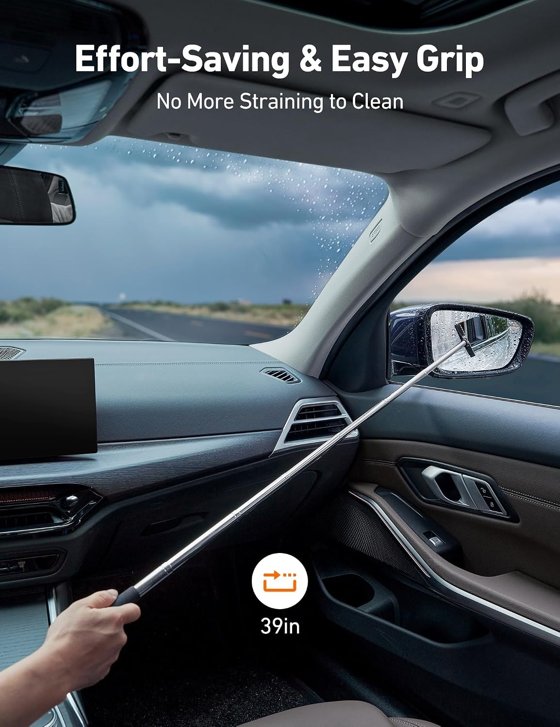 image:imageAstroAI 4pcs Windshield Cleaner Tool for Effortless Installationwith a Mirror Squeegee