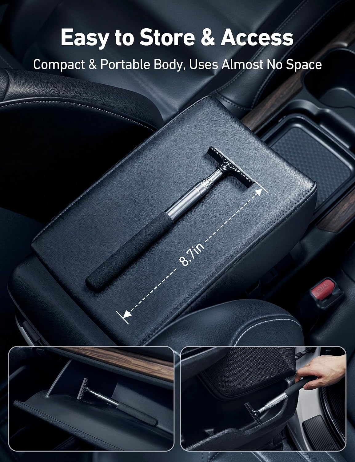 image:imageAstroAI 4pcs Windshield Cleaner Tool for Effortless Installationwith a Mirror Squeegee