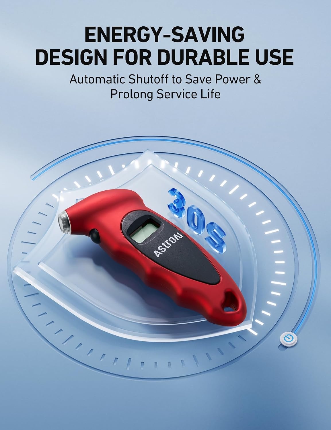 image:imageAstroAI Digital Tire Pressure Gauge 200PSI for Car Truck SUV MotorcycleRed