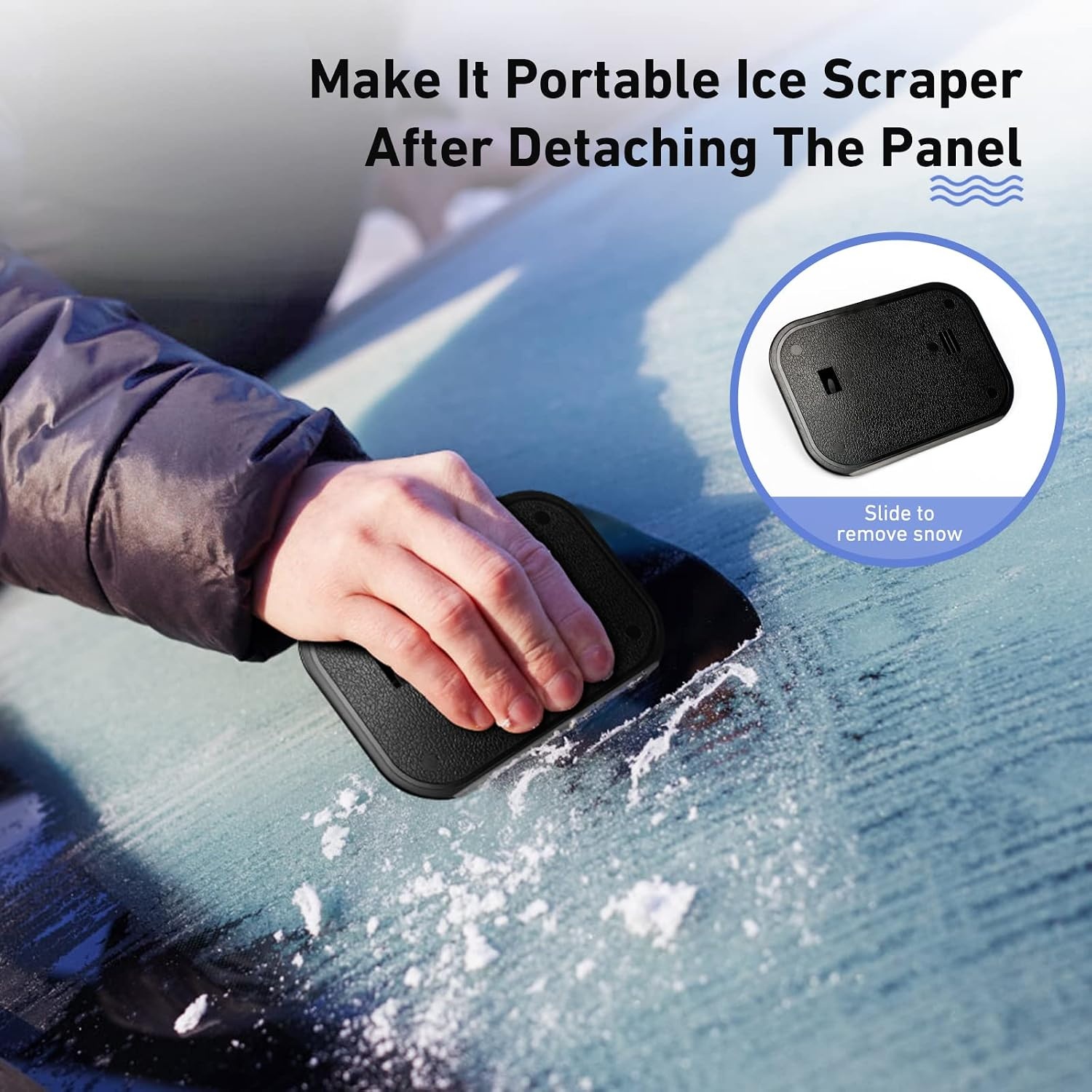 image:imageAstroAI Windshield Cleaner Extendable 180 Rotating Handle GrayGreen