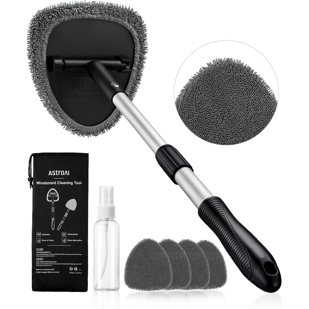 image:imageAstroAI 21 ExtraLong Windshield Cleaner Tool amp Car Interior Detailing KitGray