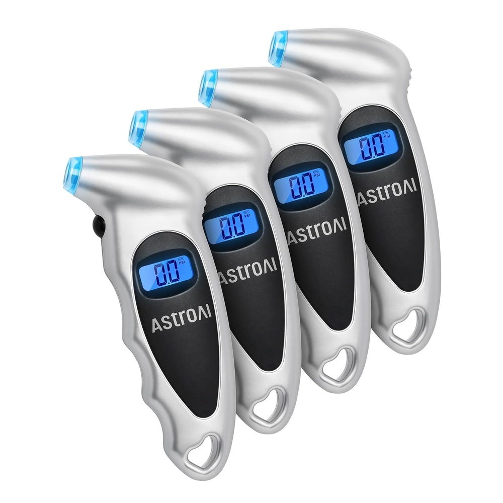 image:imageAstroAI Digital Tire Pressure Gauge 150PSI 1PSI Accuracy for Car Truck4Pack