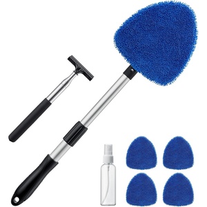 AstroAI 4pcs Windshield Cleaner Tool for Effortless Installation(with a Mirror Squeegee)