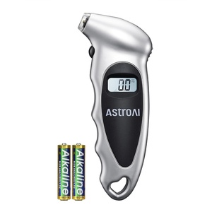 AstroAI Digital Tire Pressure Gauge 200PSI for Car, Truck, SUV, Motorcycle(Silver)