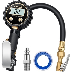 AstroAI Digital Tire Pressure Gauge with Inflator, 3-250 PSI ±1% Precision(white)