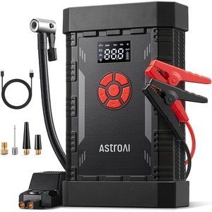 AstroAI S8 Air 3000A Jump Starter with Air Compressor, 12V Jump Box(4000A-Red)