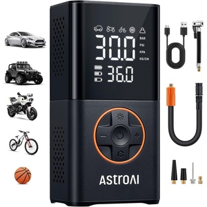 AstroAI L7 Tire Inflator Portable Air Compressor,150 PSI Cordless Bike Pump(Orange)