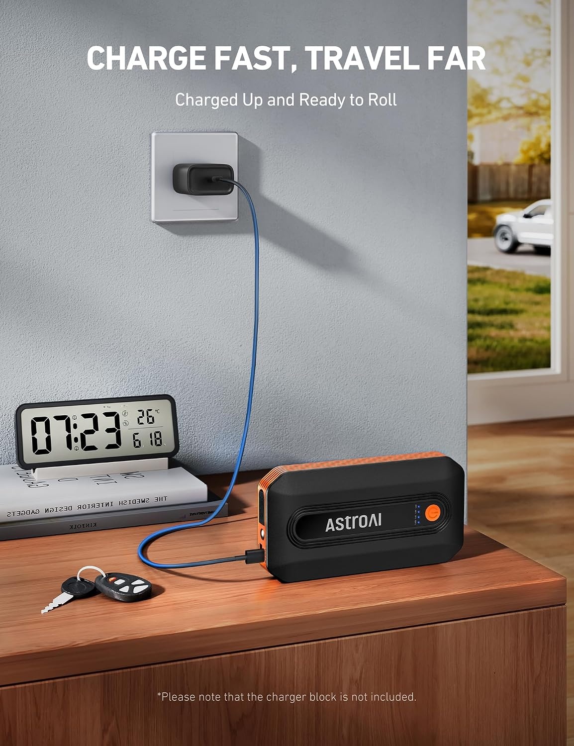 image:imageAstroAI B8 3000A Car Battery Jump Starter 12V Jump Starter Battery Pack