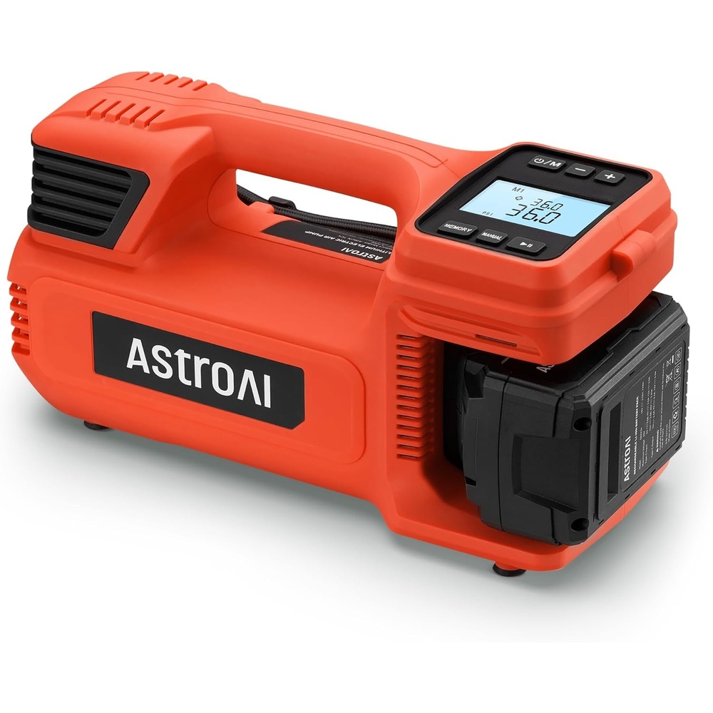 image:imageAstroAI TC4 Heavy Duty Cordless Tire Inflator 470W Portable Air CompressorRed