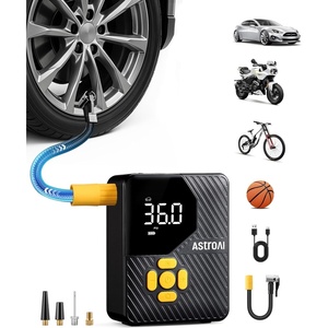 AstroAI 150 PSI Tire Inflator Portable Air Compressor, Fast Inflation Pump(Yellow)
