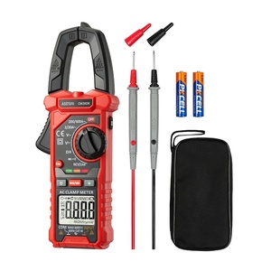 AstroAI Digital Clamp Meter Multimeter 4000 Counts Auto-ranging Amp Tester Measuring AC/DC Voltage & Current, Resistance, Capacitance, Frequency, Continuity, Live Wire Test, NCV Detection, Black(Black)