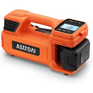 AstroAI TC4 Heavy Duty Cordless Tire Inflator, 470W Portable Air Compressor(Orange)