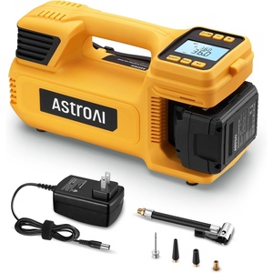 AstroAI TC4 Heavy Duty Cordless Tire Inflator, 470W Portable Air Compressor(Yellow)