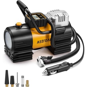 AstroAI Tire Inflator Portable Air Compressor 12VDC Tire Pump Digital Gauge