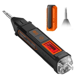AstroAI VTS1000H Voltage Tester with Screwdriver, Non-Contact Electrical Tester, Dual Range AC 12V/70V-1000V, Live Wire Test, Wire Breakpoint Finder, Audible Alarm, LCD Percentage Display, Orange(Orange- Voltage Tester)