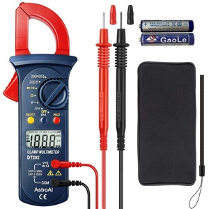 AstroAI Digital Clamp Meter 2000 Counts, Multimeter Amp Meter with Auto Ranging; Measures Voltage Tester, AC Current, Resistance, Continuity; Tests Diodes(Small)