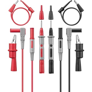 AstroAI Digital Multimeter, TRMS 4000 Counts Volt Meter (Manual and Auto Ranging); Measures Voltage Tester, Current, Resistance, Continuity, Frequency; Tests Diodes, Temperature (Red)(Test leads Set)
