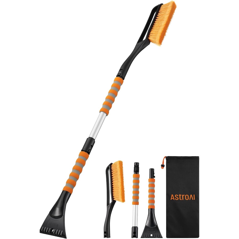 image:imageAstroAI 40 2in1 Detachable Snow Brush amp Ice Scrapers for Car Windshield