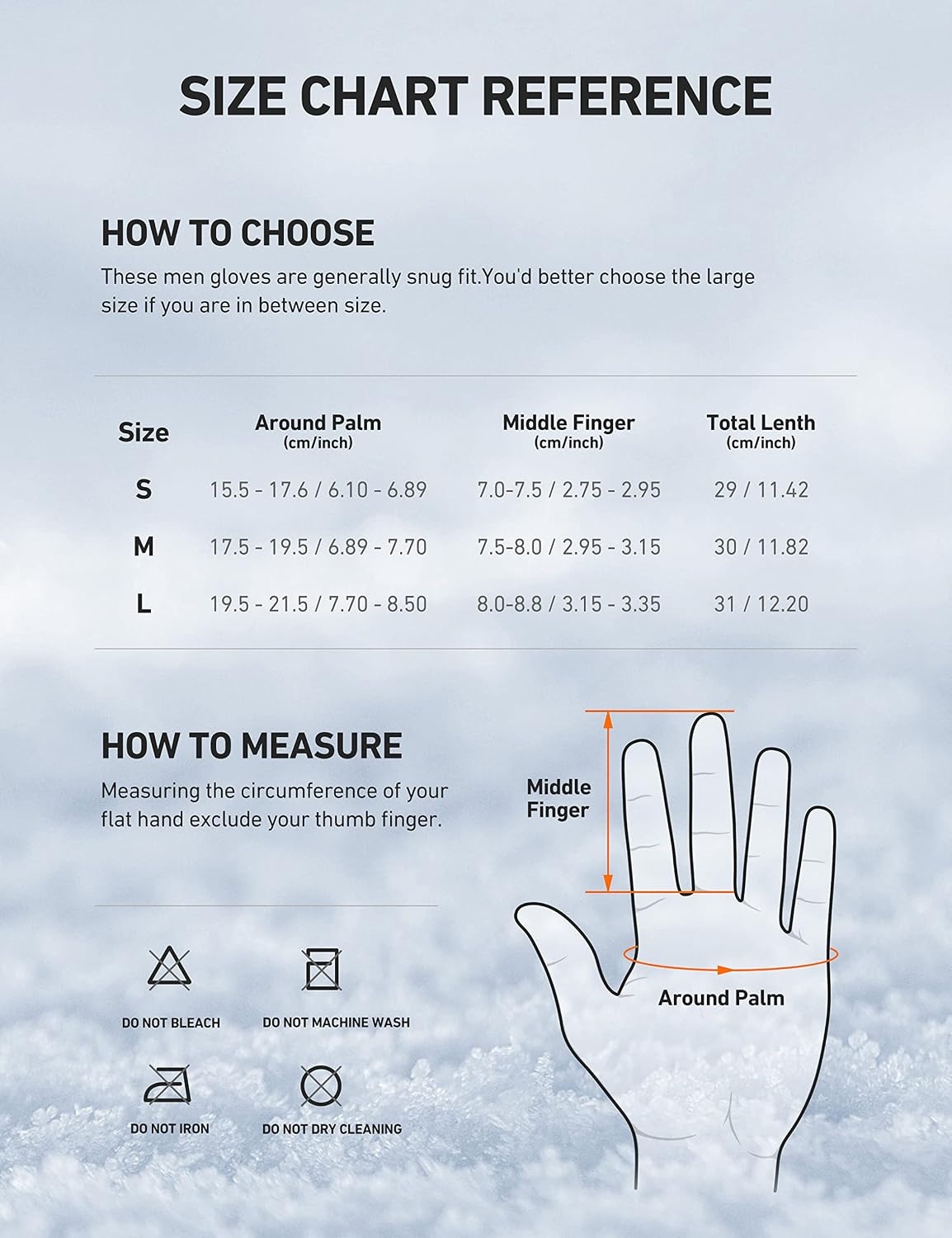 image:imageAstroAI Waterproof Gloves Snow Gloves with Touchscreen Warm Winter Gloves for Men Women for Cold Weather Running Cycling Snowboarding Driving Outdoor Work