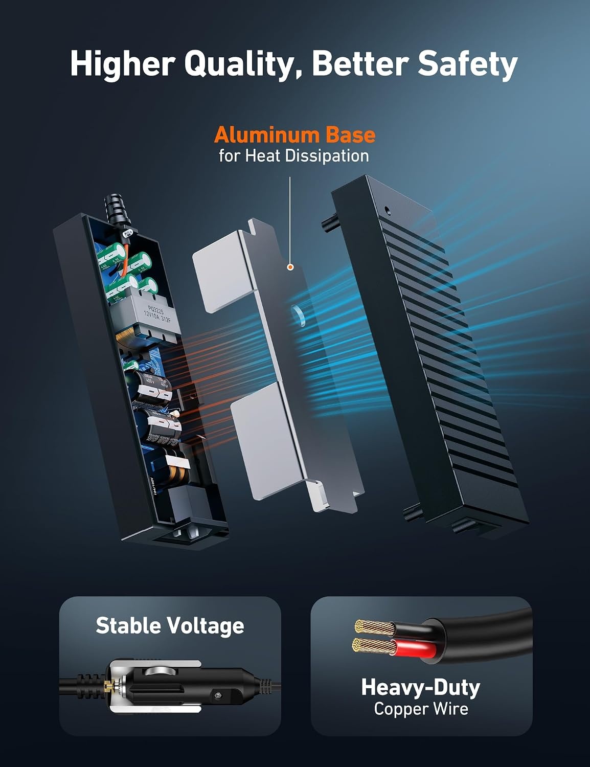 image:imageAstroAI AC to DC Converter 85A 102W110V to 12V Converter10A