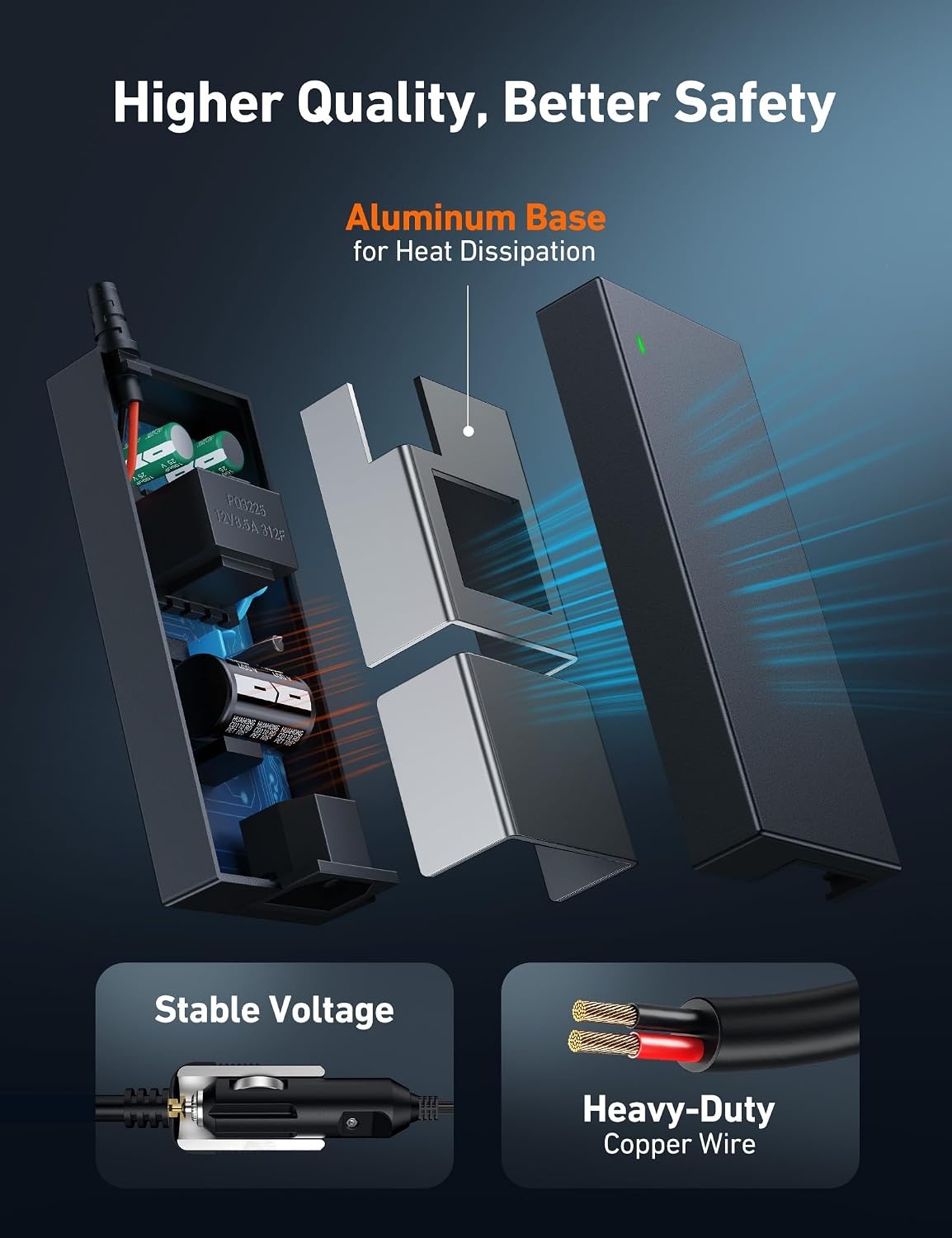 image:imageAstroAI AC to DC Converter 85A 102W110V to 12V Converter85A