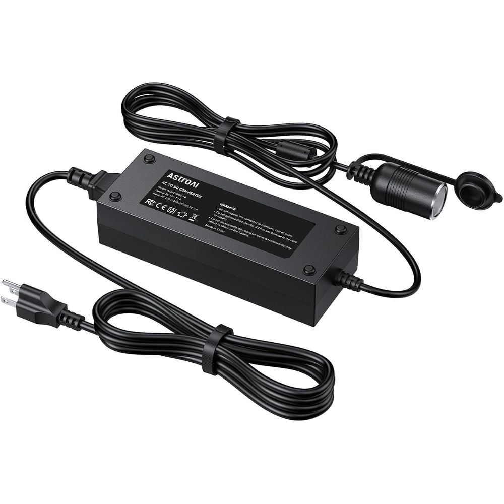 image:imageAstroAI AC to DC Converter 85A 102W110V to 12V Converter10A